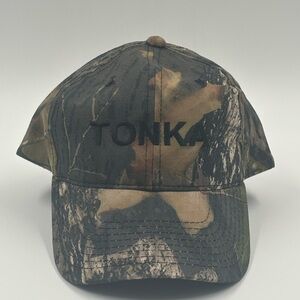 Vintage Tonka Adventure Cap - Retro Camo Truck Logo Hat